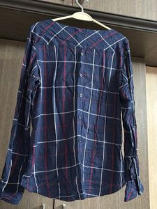 Checkered Long Sleeve Top