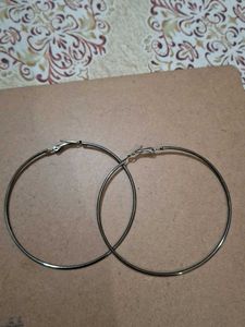 Silver Hoop Earrings