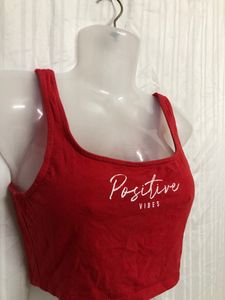 Terranova Red Crop Top