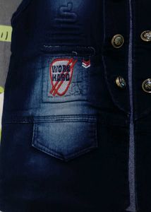 Denim Vest with Buttons