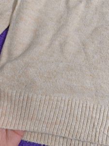 Cozy Beige Knit Sweater
