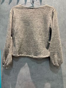 🦢Swan Embellished Grey Top🦢