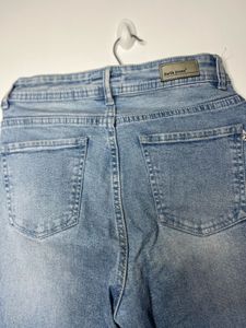 Women High Waist Flared Jeans