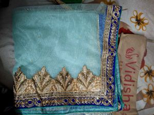 Dupatta with lehenga and blouse piece