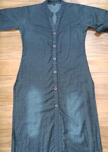 Black Light Denim Kurti