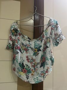 Floral Off-The-Shoulder Top