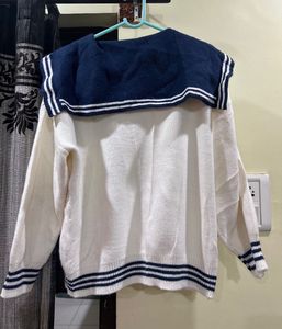 Sailor Collar Knit Sweater