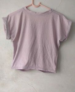 Cute Knotted Lilac Tee