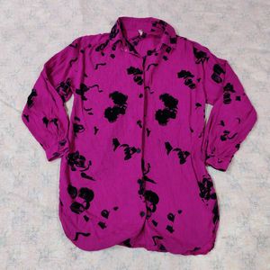 💖 Bold Magenta Abstract Print Blouse! 💖