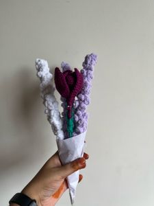 Handmade Crochet Flowers Can Be Used As Bouquet