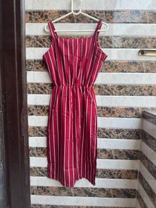Striped Midi Dress