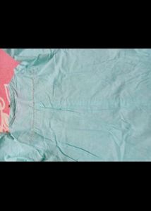Global Desi Brand Sky Blue Colour Top