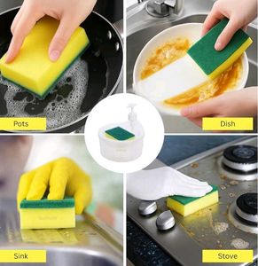 2-in-1 Soap Dispenser with Sponge