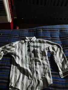Striped Button-Down Shirt