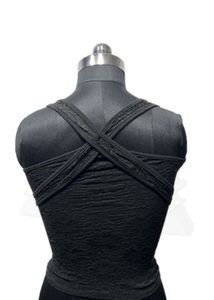 Lace Black Tank Top