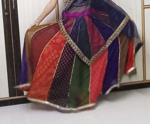 Only Colour Ful Lehnga Or Skirt