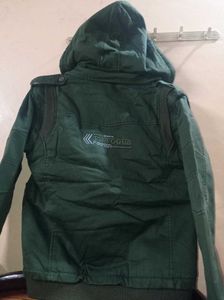 Green Hoddied Jacket