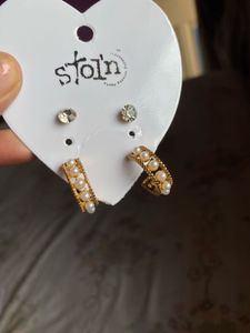 Anti Tarnish Pearl Drop Studs