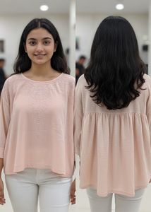 Pink Embroidered Top