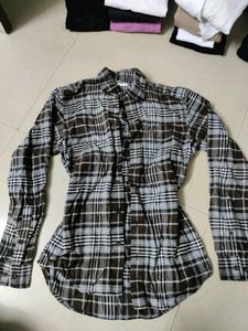 Brown Plaid Shirt