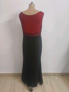 Red &amp; Black Evening Gown