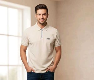 BOSS Beige Polo Shirt