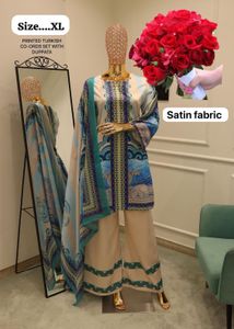 Stylish Turkish Co-ord Set with Dupatta
