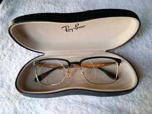 Original Ray Ban Spectacles Frame Black Gold Specs