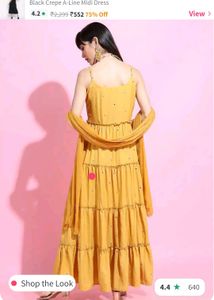 Anarkali suit with dupatta