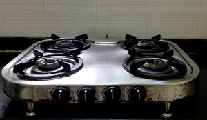 Old Sunflame brand 4 burner gas stove