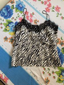 Bershka Lace Spagetti Top Women