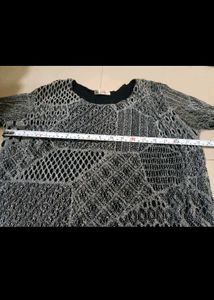 Combo Mesh Top &amp; Oversized T-shirt