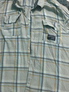 Plaid Button-Down Shirt