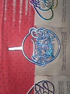 Combo Birthday Candles With Birthday Stomp's.