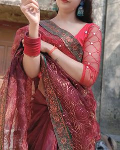 Organza Saree