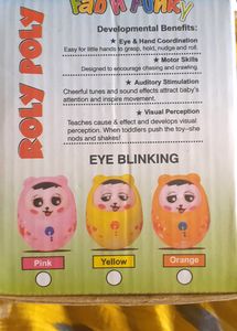 Rolly Polly With Blinking Eye 👀