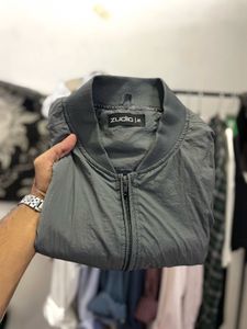 Zudio Grey Bomber Jacket - Size M