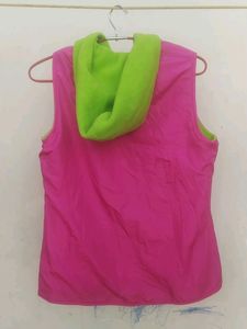 Dual Side Half Jacket For Women