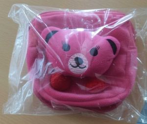 Cute Pink Teddy Bear Crossbody Bag