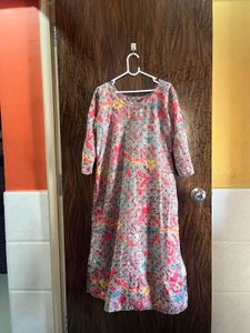 42 bust Floral Print Kurta for women