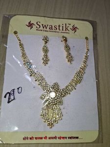Swastik Imitation Jewellery Set