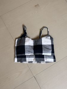 Gingham Crop Top
