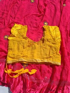 Pure Gourguit Pink Saree