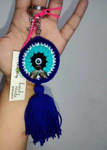 Evil Eye Crochet Keychain 🧿