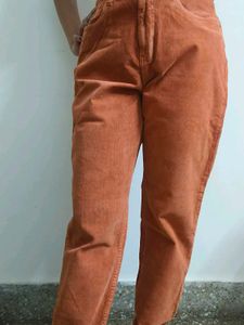 Orange Corduroy Pants