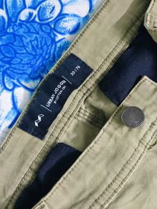 Khaki Ruched Cargo Pants