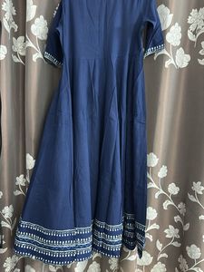 AKS Blue Printed Kurta