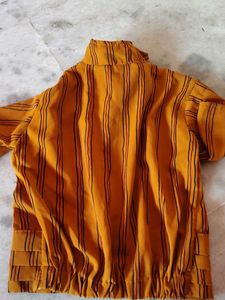 Striped Mustard Jacket