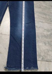 Dark Wash Wide Leg Denim Jeans