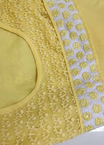 Yellow Embroidered Dress